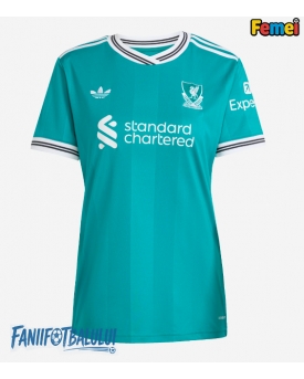 Liverpool Tricou Fotbal Replică 2025-26 Femei Treilea